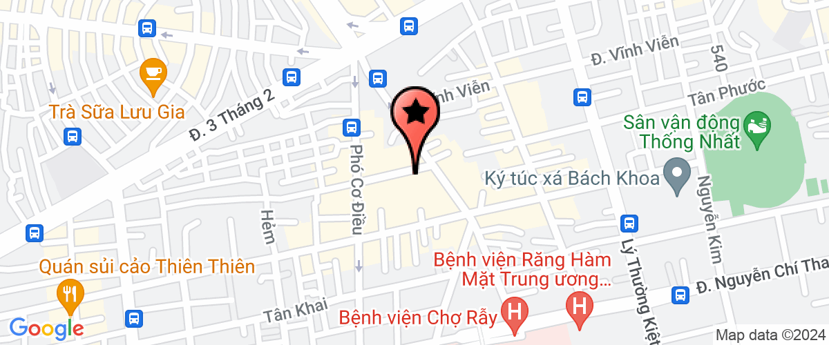 Bản đồ đến Công Ty TNHH Thương Mại Văn Phòng Phẩm Thái Hưng