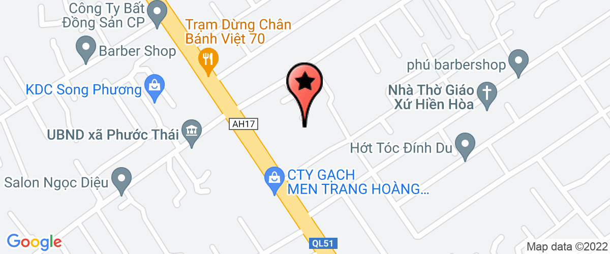 Map go to Thien Ke Import Export Company Limited