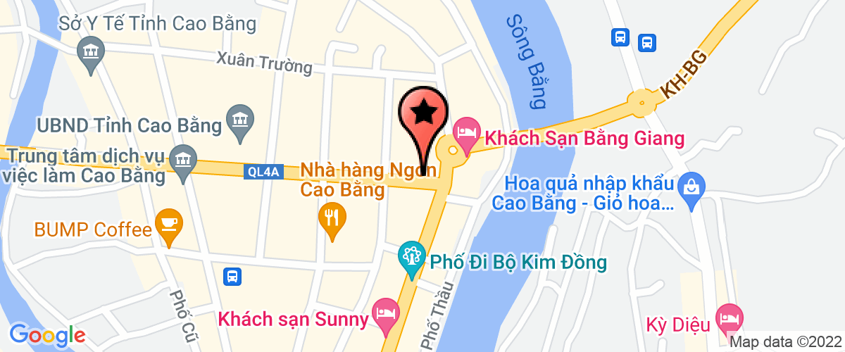 Map go to Huy Long Cao Bang Company Limited