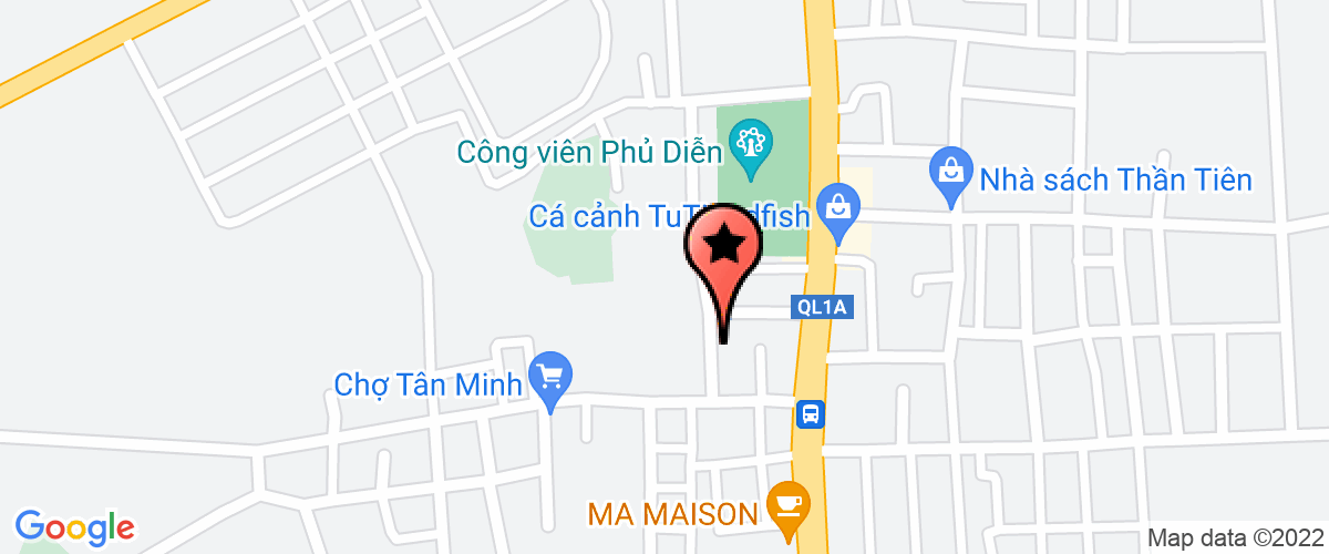 Map go to Toan Thang Construction Company Limited