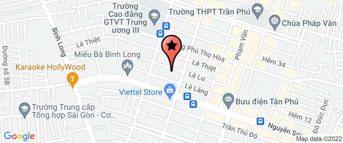 Map go to Phu Thinh Phat Transport Service Trading Company Limited