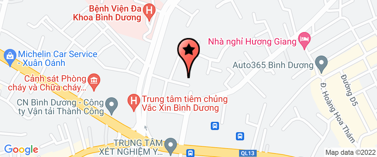 Map go to Trang Viet Training and Development Human Resource One Member Companylimited