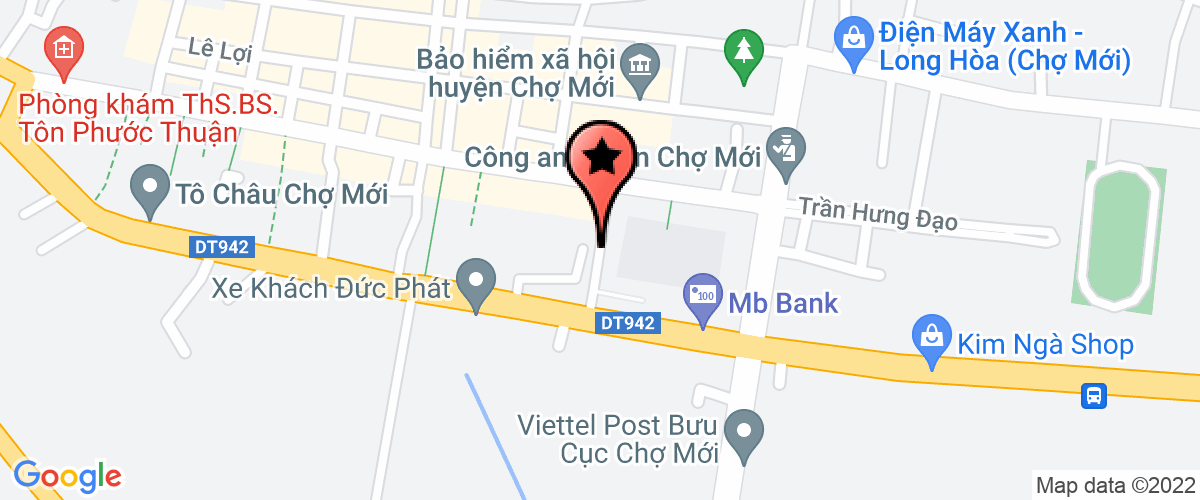 Map go to A thi tran Moi Market Elementary School