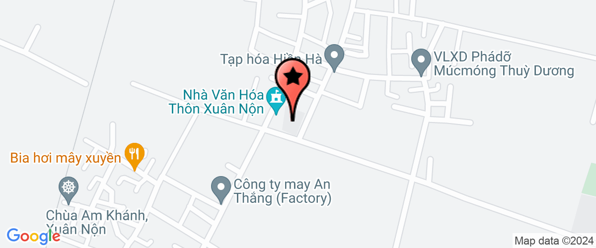 Map go to Vinacon Ha Thanh Construction and Trading Joint Stock Company