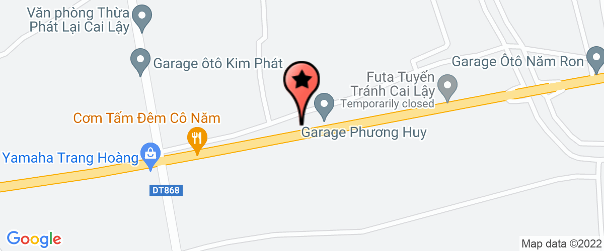 Map go to O.g Trung Tin Service Trading Production Company Limited