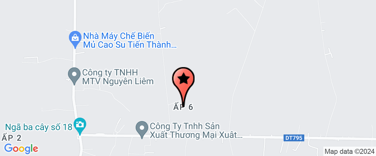 Map go to Do Phu Tay Ninh Import Export Trading Production Company Limited