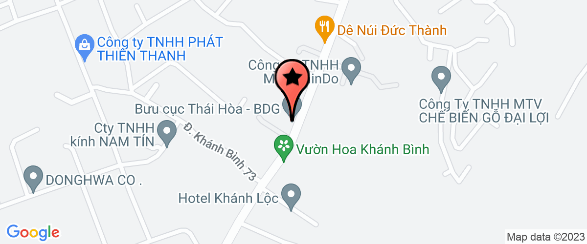 Map go to Binh Duong Human Resources Solution Company Limited