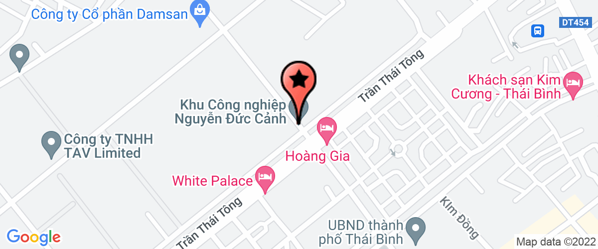 Map go to Duc Vuong. Development And Investment Joint Stock Company
