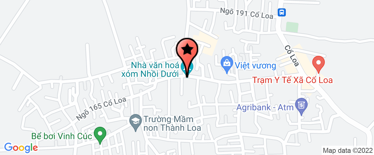 Map go to mot thanh vien xuat nhap khau Hung Minh Company Limited