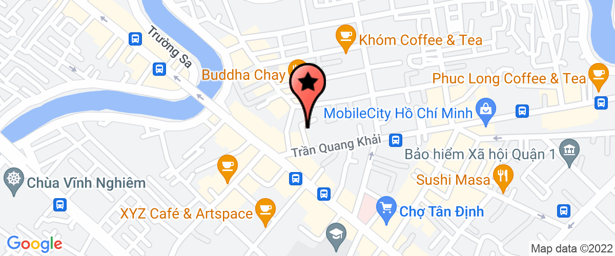 Map go to Truong Thinh Phat Technology Development Joint Stock Company