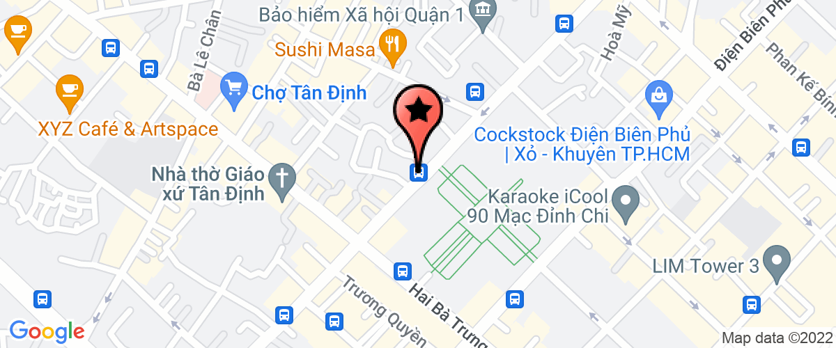 Map go to Anh Van Hoi Viet My Company Limited