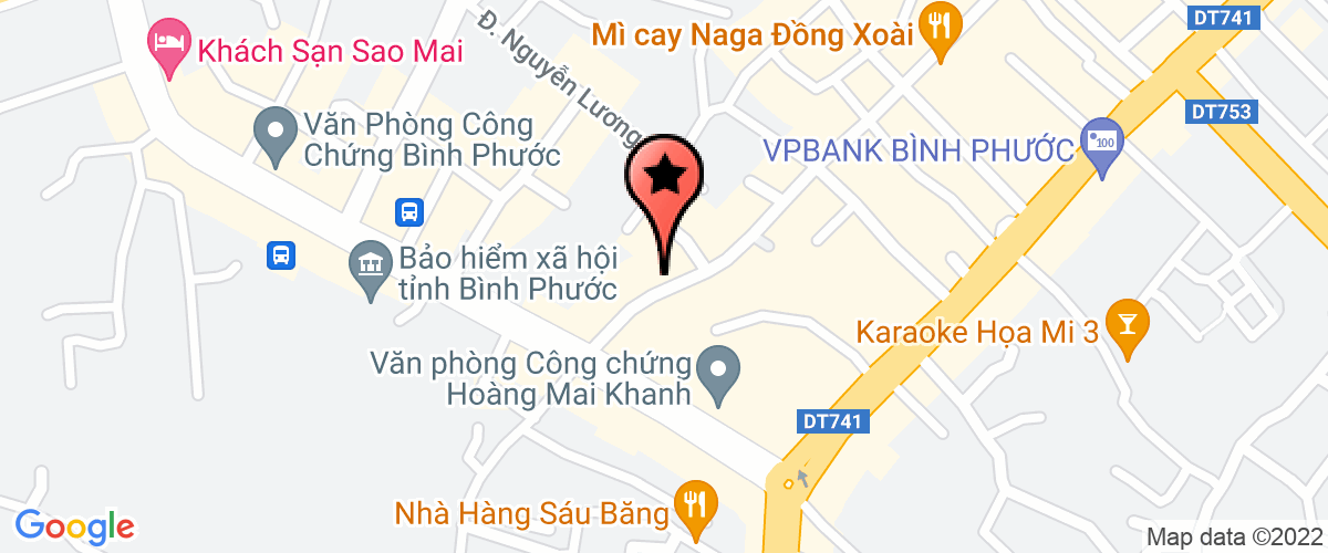 Map go to Binh Phuoc Energy Joint Stock Company