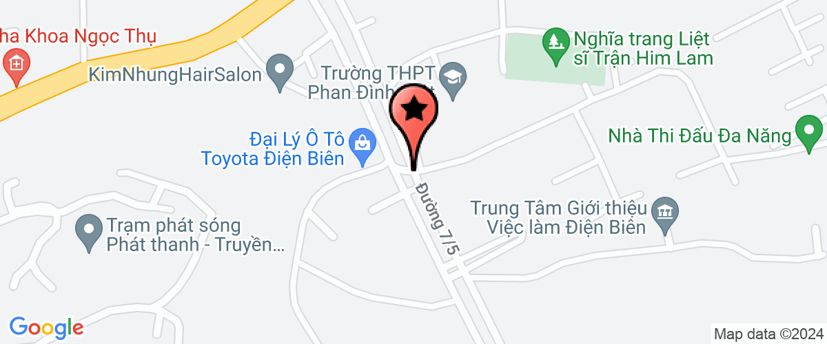 Map go to Van Dai Son Dien Bien Company Limited