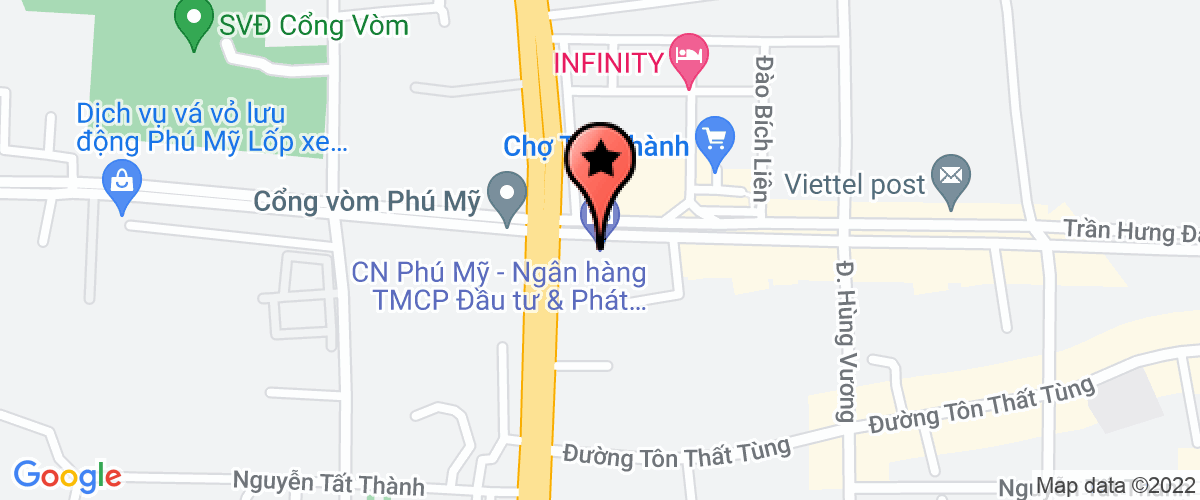 Map go to Nha Khoa Sai Gon Phu My Company Limited