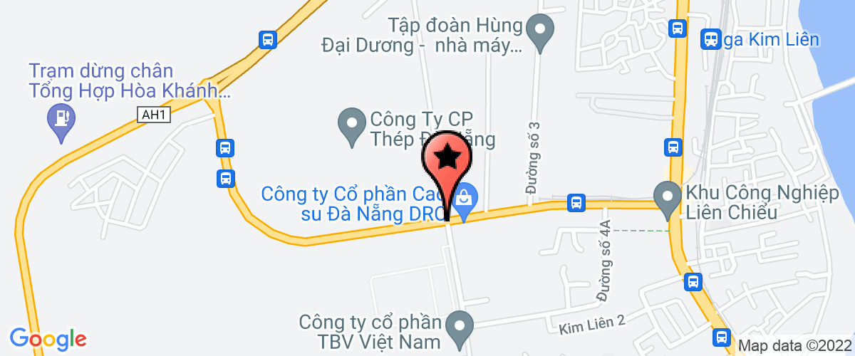 Map go to Da Nang Steel Joint Stock Company