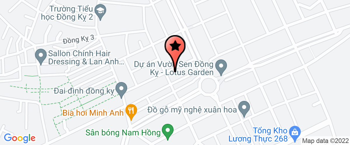 Map go to Group VietNam Rababeka Investment Joint Stock Company