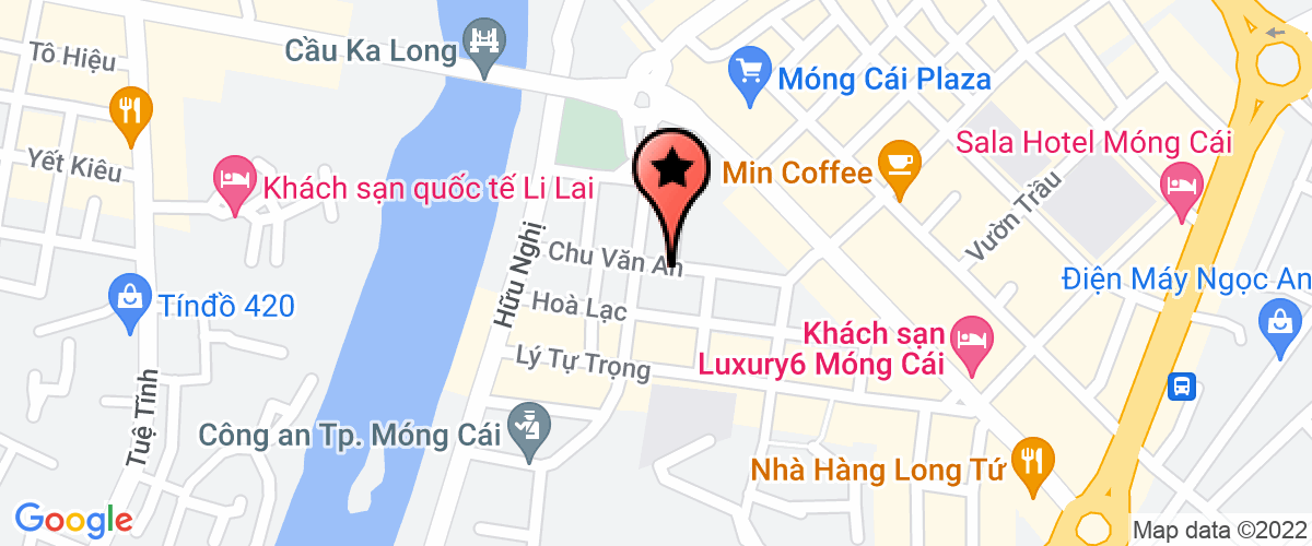Map go to Phong y te Mong Cai City