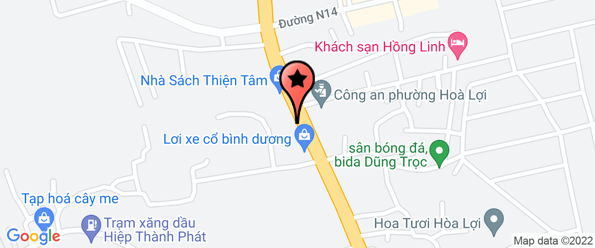 Map go to Thuy Thien Kim Trading Company Limited