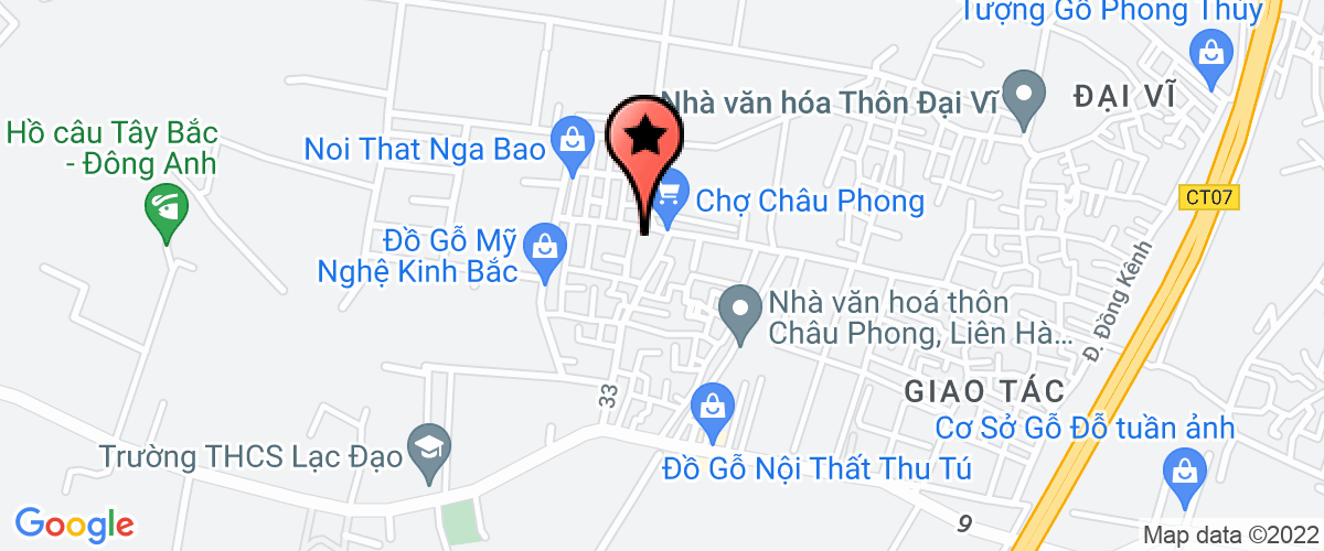 Map go to Vdf VietNam Interior Decoration And Trading Investment Joint Stock Company