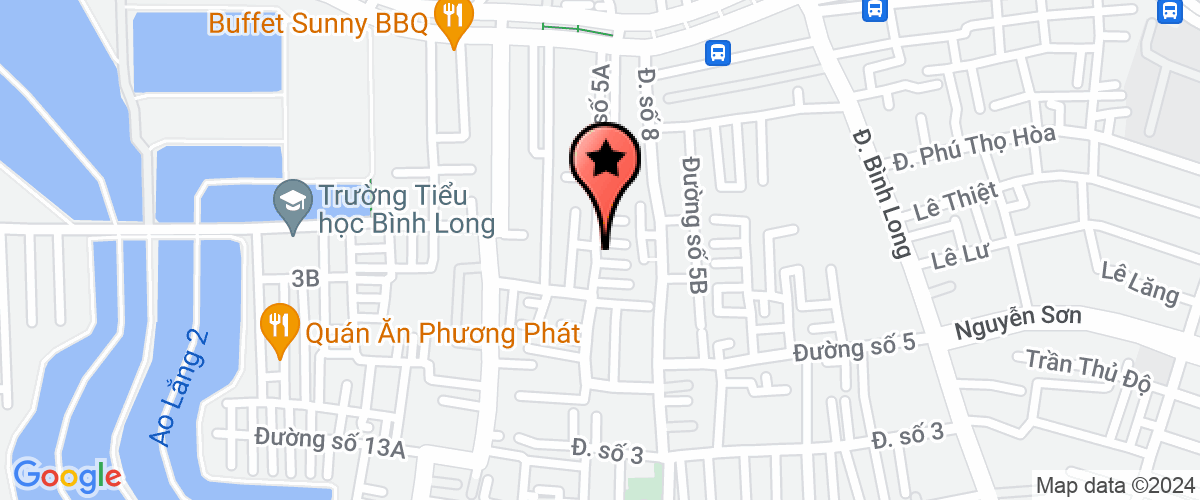 Bản đồ đến Công Ty TNHH Linhdo Ccw