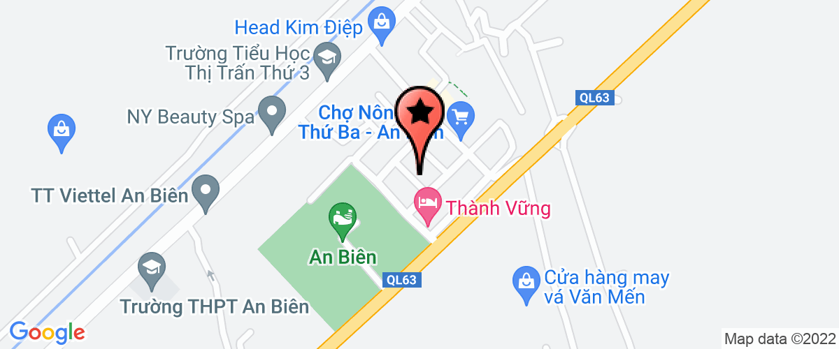 Map go to Kim Thuong An Bien Private Enterprise