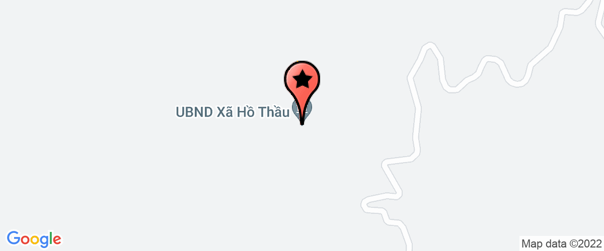 Bản đồ đến UBND Xã  Hồ thầu