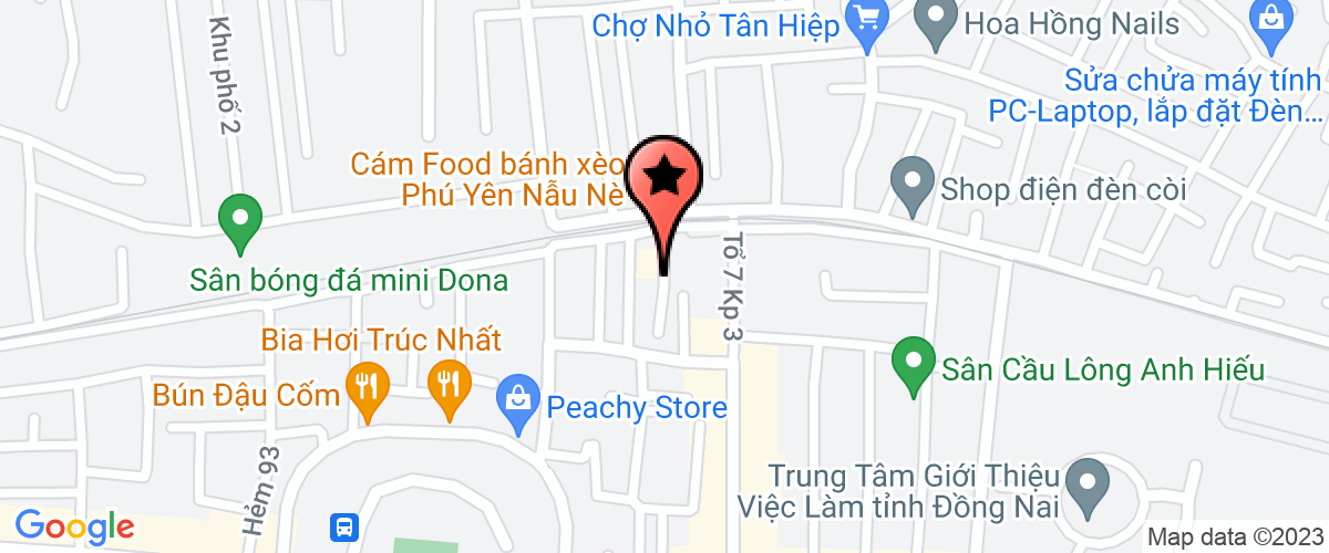Map go to Le Binh Tien Company Limited