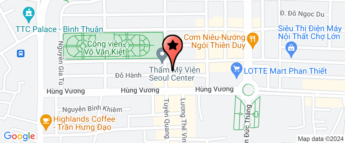 Map go to Co Tham Production Trading Company Limited