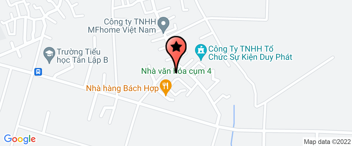 Map go to Hoang Nga Agricultural Company Limited