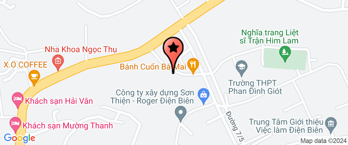 Bản đồ đến Doanh nghiệp tu nhân Minh Hương