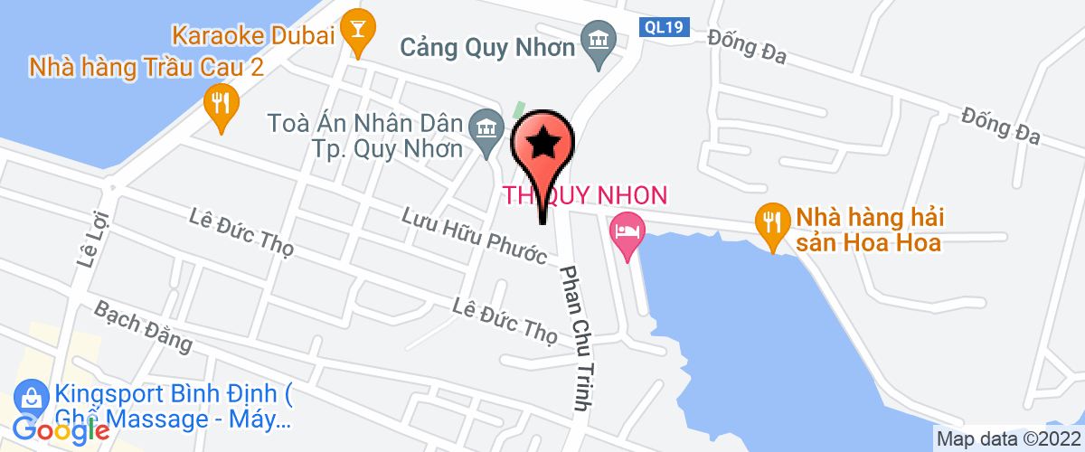 Map go to Quy Nhon Commercial Joint Stock Company