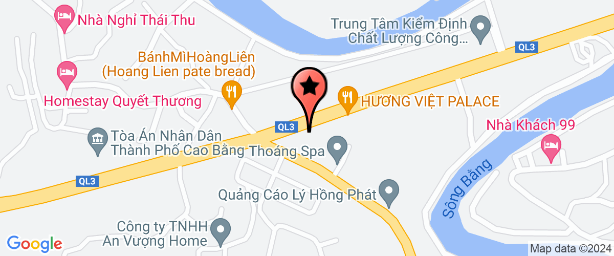 Map go to Quyet Long Cao Bang Company Limited