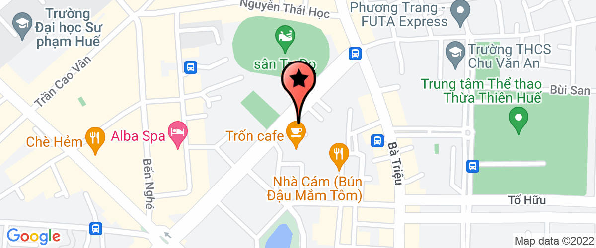 Map go to lien doanh dich vu du lich KYOTO -Hue - VietNam Company