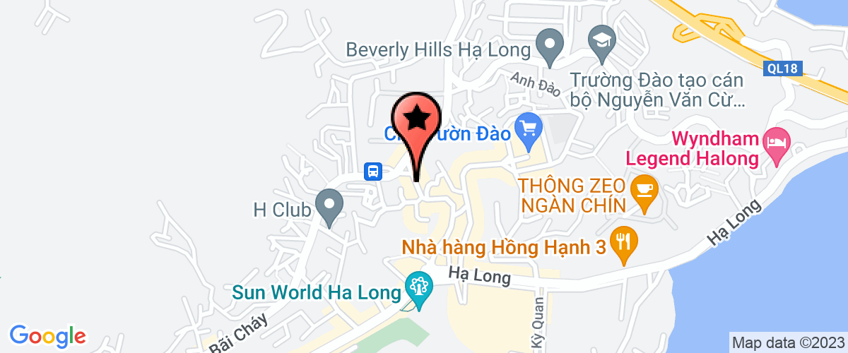 Map go to 1 Thanh Vien Thai Duong Ha Long Service Company Limited