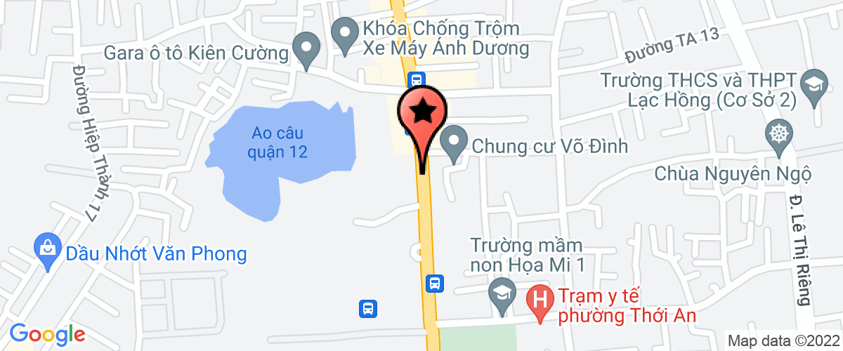 Map go to Tien Minh International Company Limited