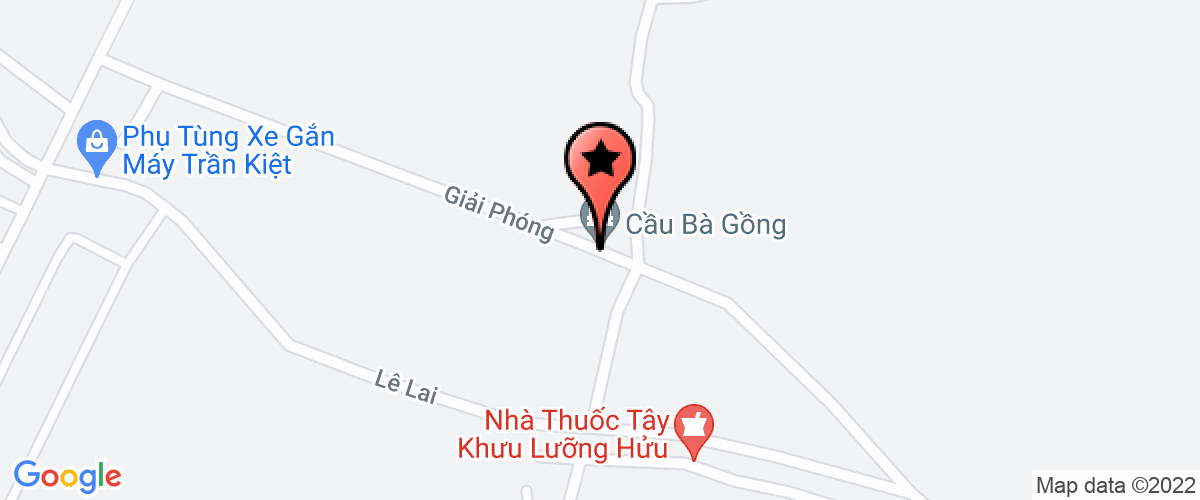 Map go to Cao Thanh Thuy Private Enterprise