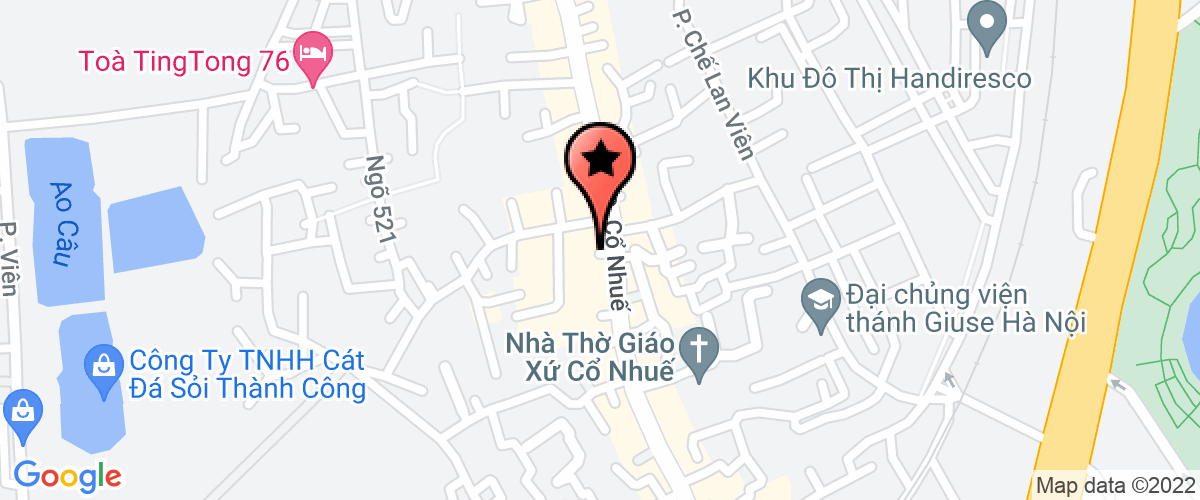 Map go to Thanh Dang Equipment Production Trading Joint Stock Company