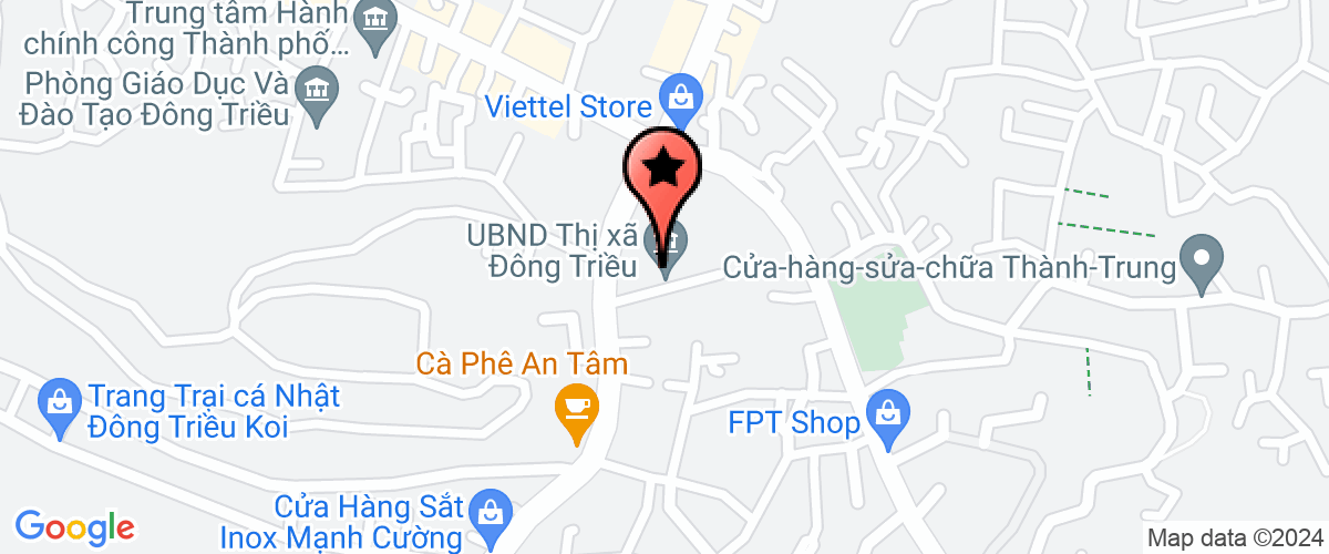 Map go to Xa Hong Thai Dong Environmental Hygienic Co-operative