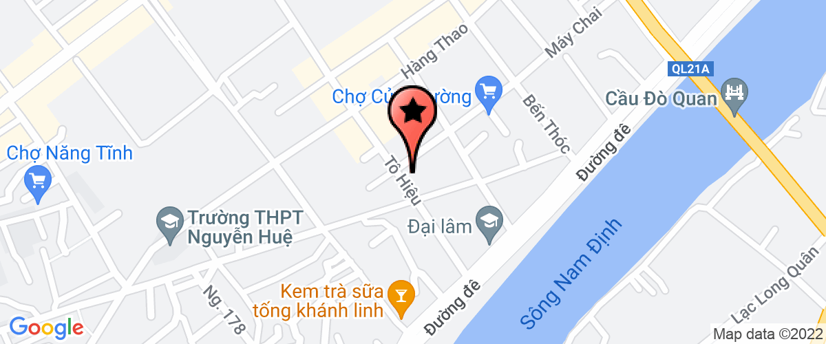 Map go to Nam Dinh Rural Water Supply and Sanitation Joint Stock Company