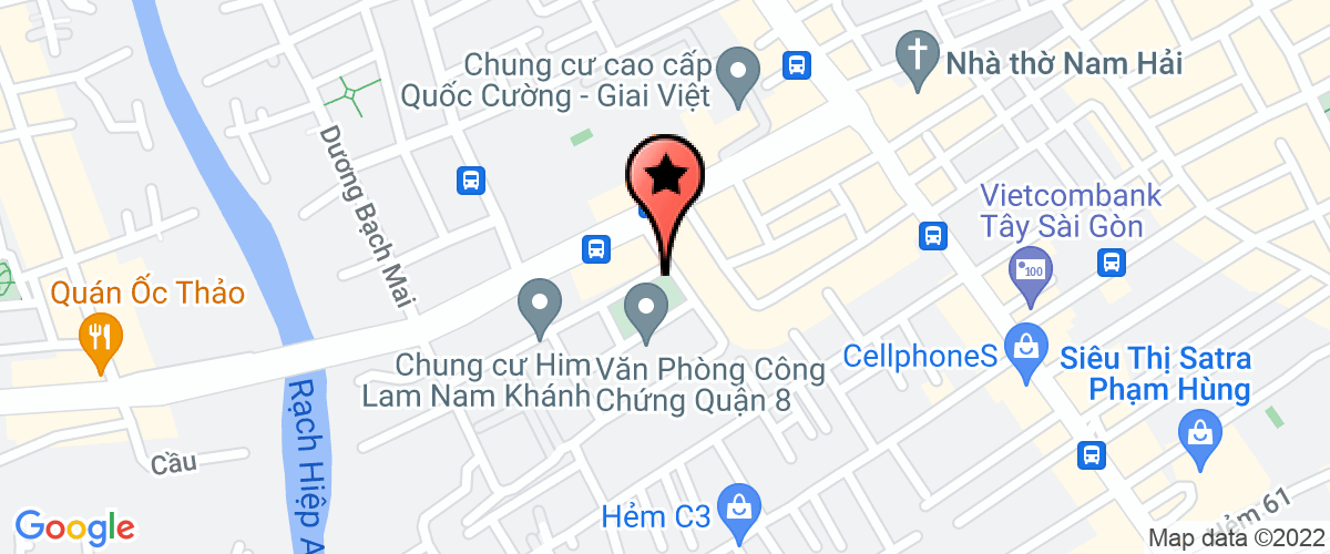 Map go to Massage Anh My Company Limited