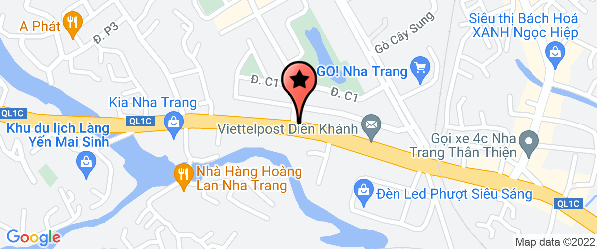 Map go to Nha Trang Vietlife One Member Company Limited