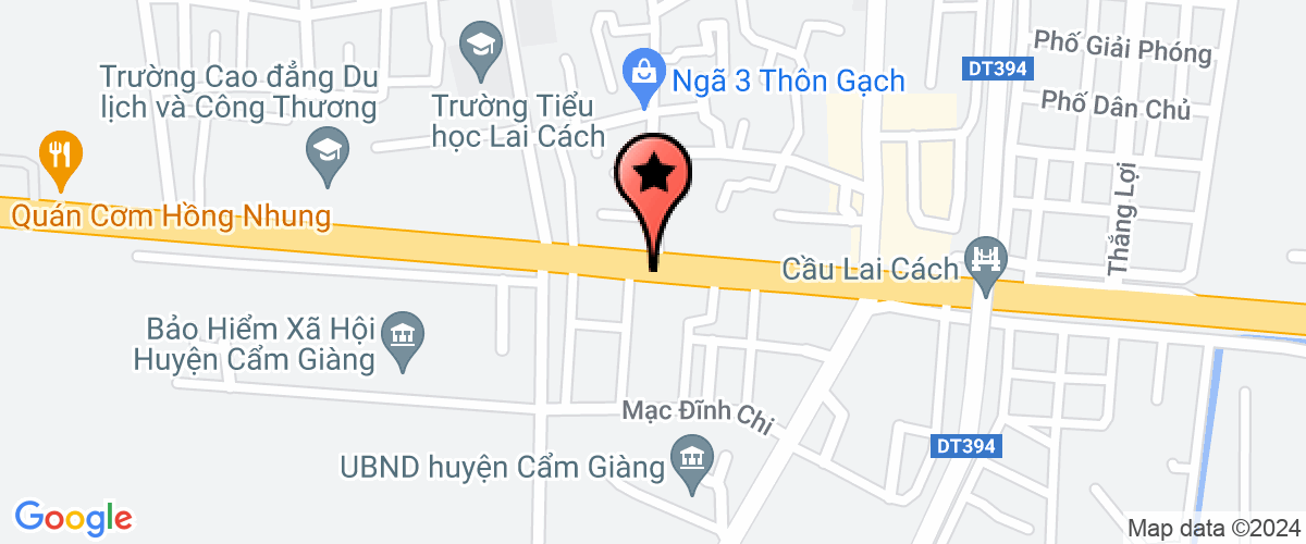 Map go to Hong Van (Hometom) Company Limited