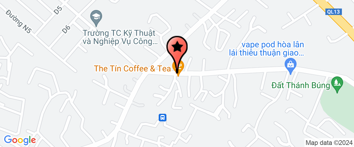 Map go to Thuan Phu Shoe Production And Trading Private Enterprise