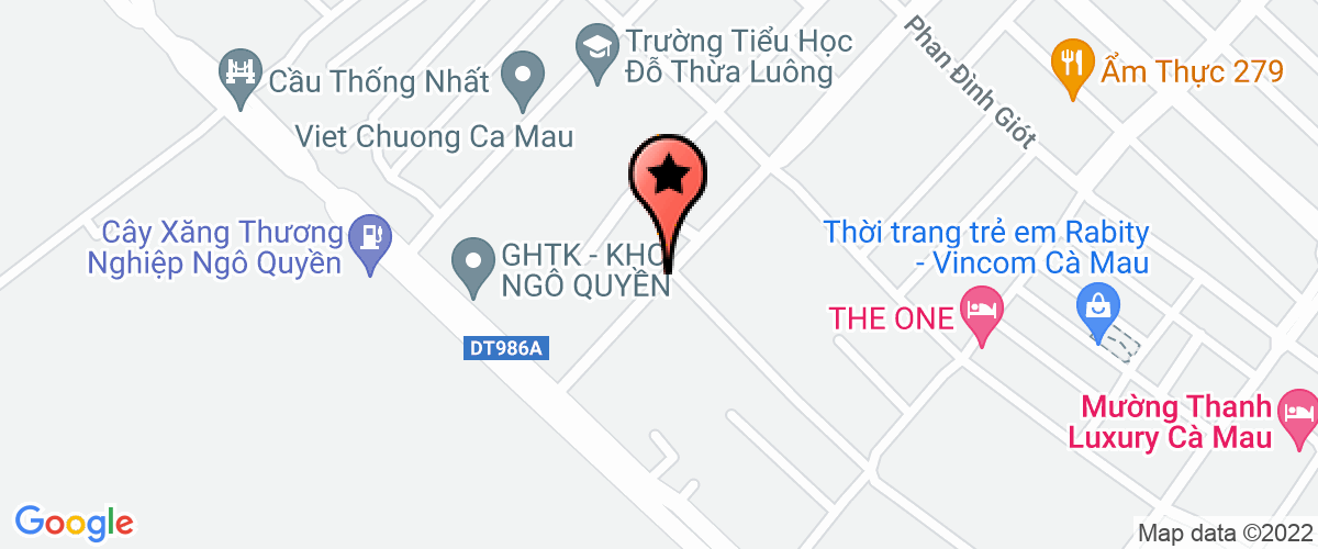 Map go to Xuan Truc Ca Mau Company Limited