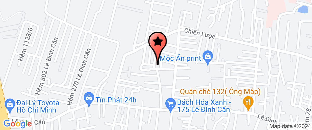 Map go to Tien Phat Map Service Trading Production Company Limited