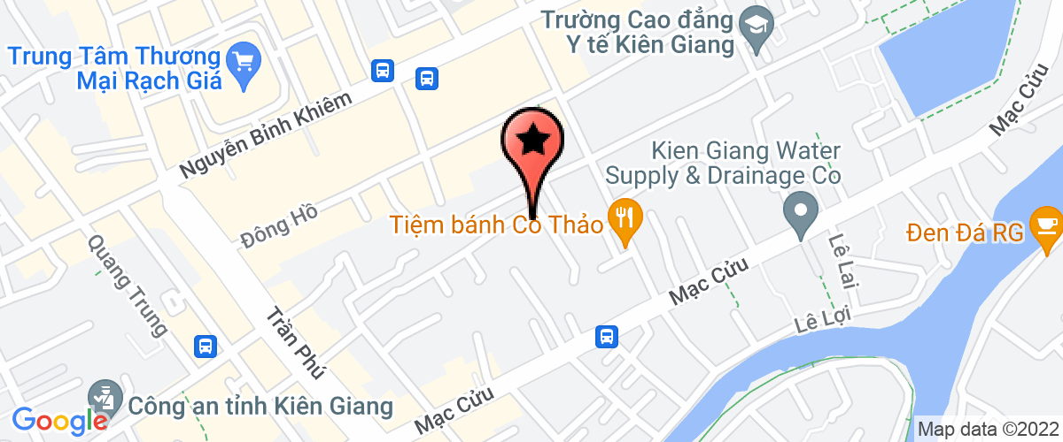 Map go to Ve Sy Thanh Cong Rach Gia Security Service Company Limited