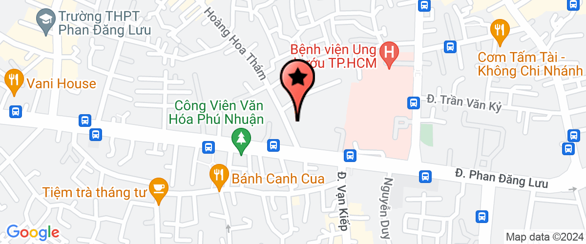 Map go to Hoang Hoa Tham High School