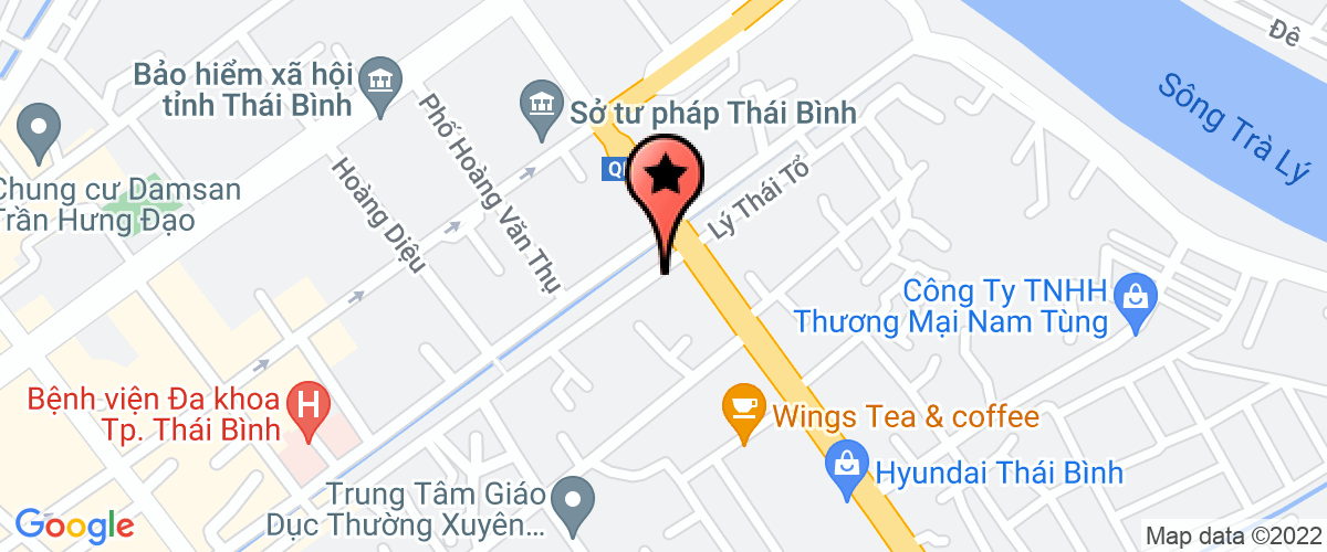 Map go to Cap Nuoc Dong Hung Joint Stock Company