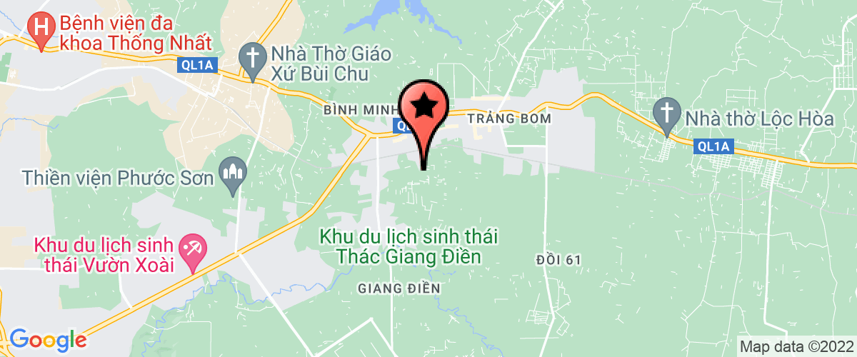 Map go to Quang Tien Service Trading Construction Co-operative