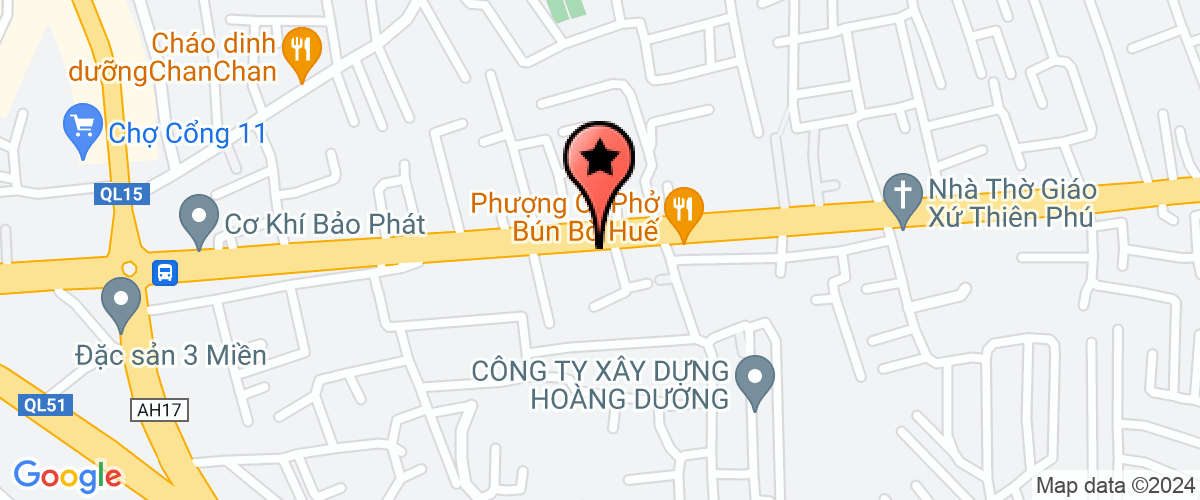 Map go to Huy Thang Construction And Mechanical Company Limited